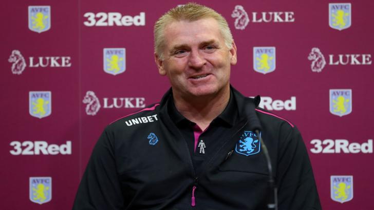 Aston Villa manager Dean Smith.